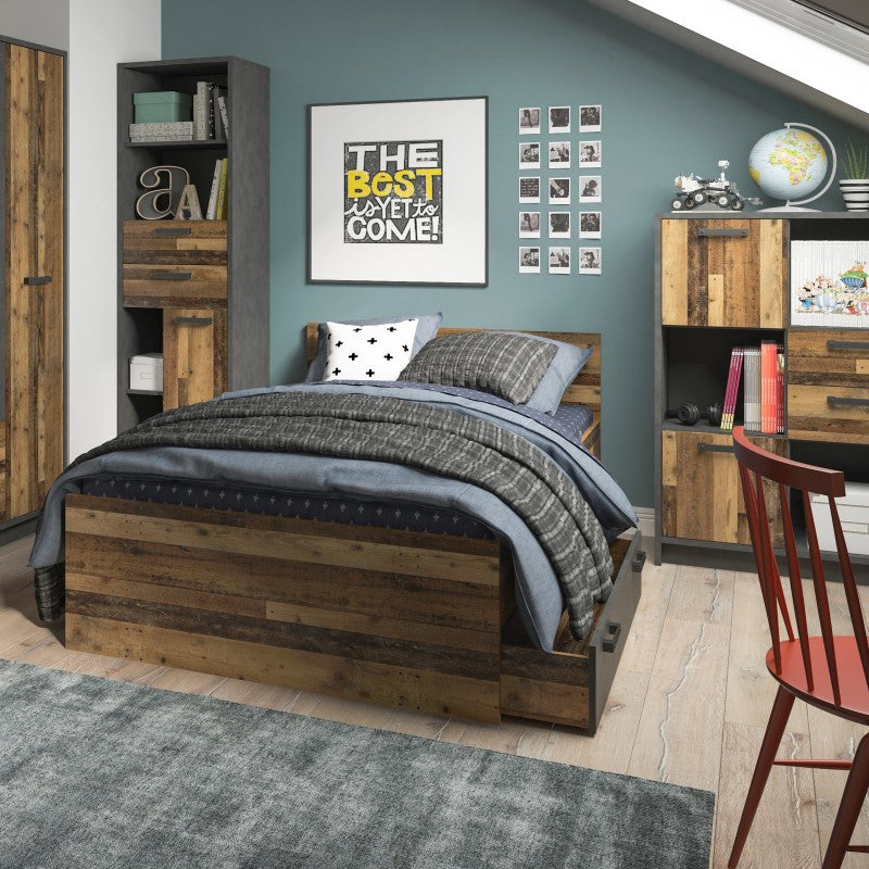 Brooklyn Bed in Walnut - Home Leaf Furniture