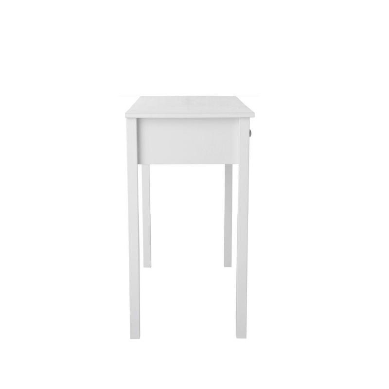 Florence 3 Drawer Dressing Table in White - Home Leaf Furniture